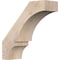 Ekena Millwork 5 1/2"W x 16"D x 16"H Balboa Smooth Knee Brace, Douglas Fir BRC06X16X16BOA00SDF - alternate 1